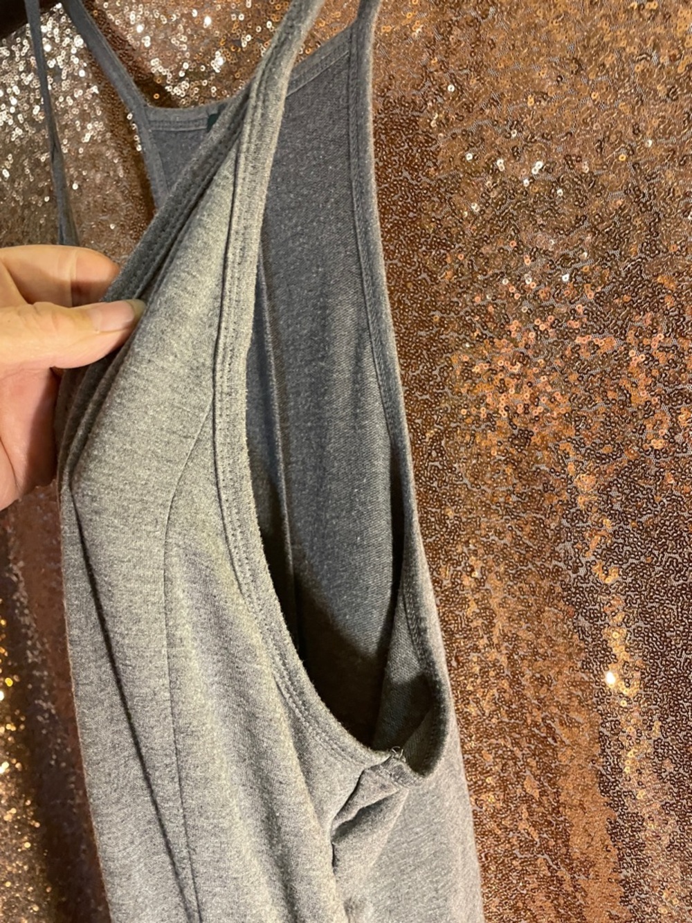 wild fable Steel Gray V-Neck Relaxed Jumpsuit with Pockets - Picture 6 of 11